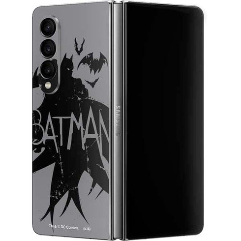 DC Comics Batman Silhouette Art Galaxy Z Fold4 5G Skin
